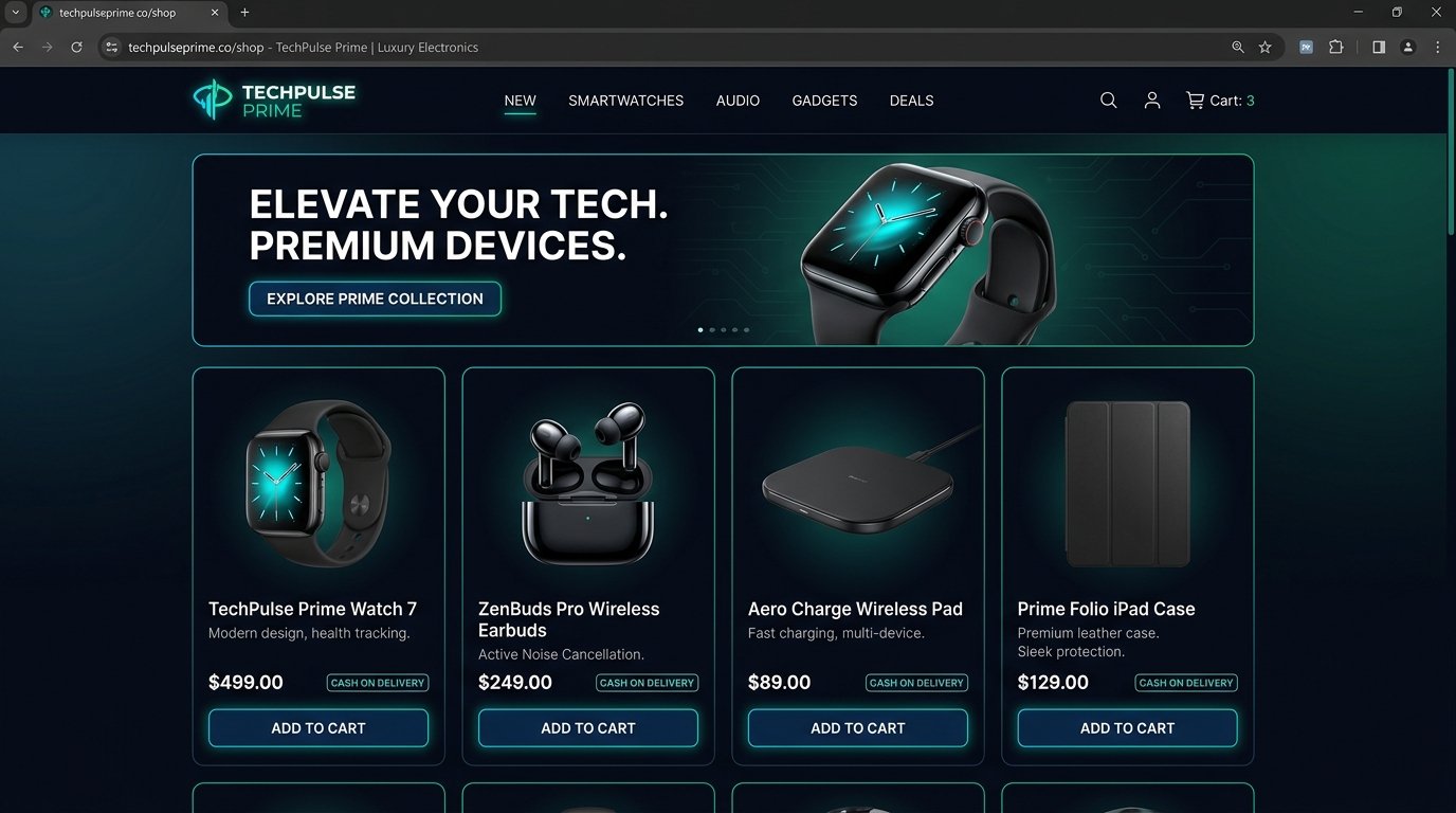 TechPulse Prime Store - E-Commerce Web Architecture